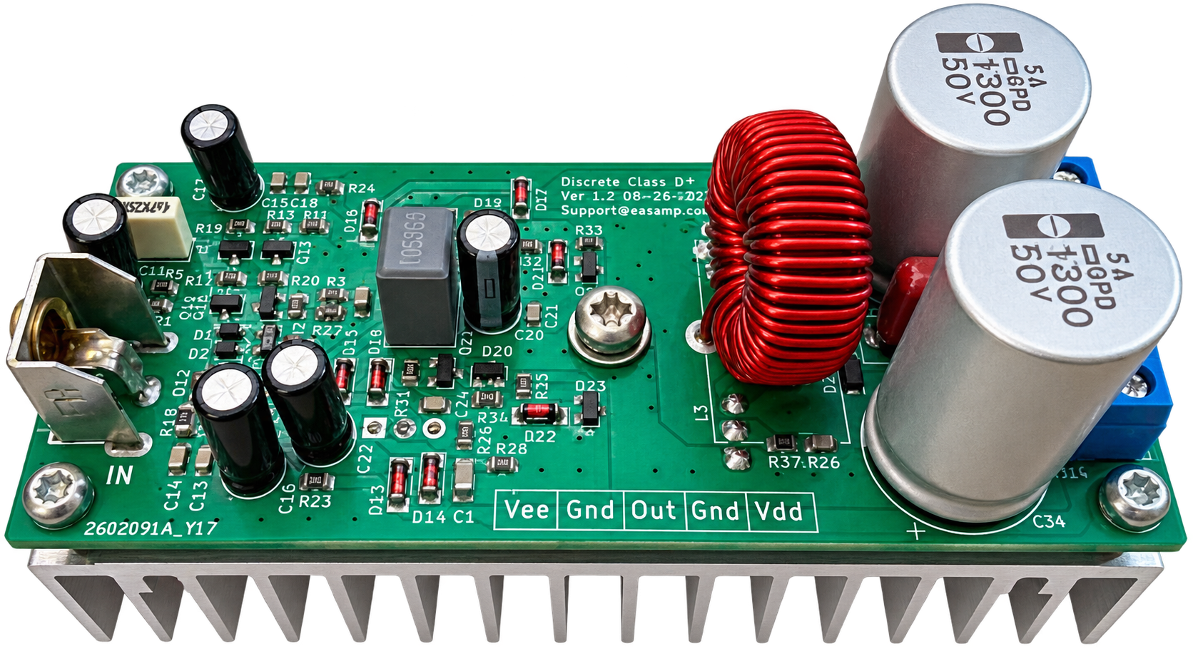 Ward Audio discrete UcD-inspired Class-D amplifier